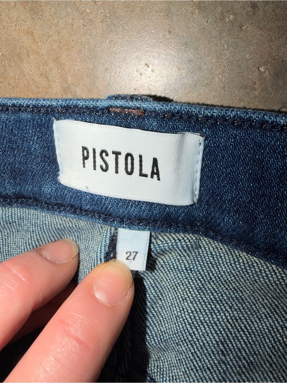 Pistola High Rise Skinny Jeans Dark Wash Stretch Denim Size 27 NWOT - Picture 12 of 14